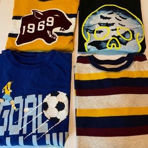 Gap boys lot of 4 long sleeve Tees size XL